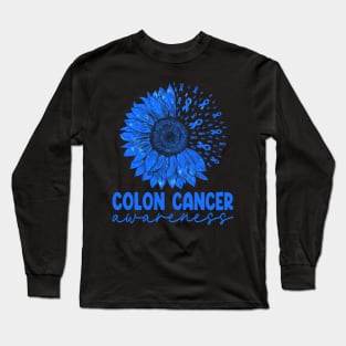 We Wear Blue Colon Cancer Awareness Long Sleeve T-Shirt